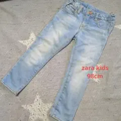 ZARA GIRL ライトブルーデニムパンツ