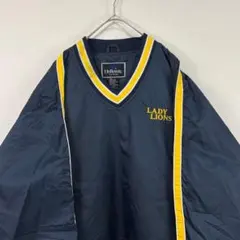 USA古着 holloway ナイロンジャケット ナイロンプルオーバー ネイビー