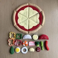 フェルトおままごと　ピザ屋さん　ごっこ遊び