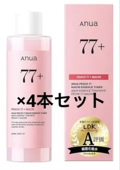 anua 77+ PEACH 77+ NACIN 250ml 桃ナイアシン×4本