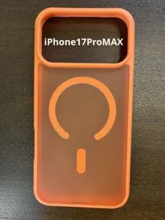 オレンジ マグセーフ対応 iPhoneケース