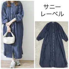 URBAN RESEARCH ヨークピンタックデニムシャツワンピース