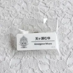 にじさんじ にじフェス 2025 ネームバッジ 天ヶ瀬むゆ