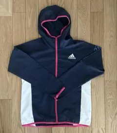 adidas レディース ジャージ 上下セット ネイビー ピンク