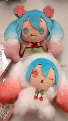 初音ミク✕シナモロール　マスコット　桜ver. 2個セット