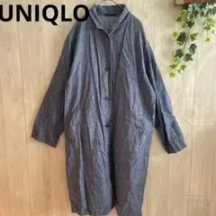 UNIQLO リネン混コート　スプリングコート