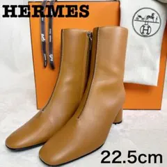 HERMES エルメス ギリーシューズ バイカラー ヒール イタリア製 36 