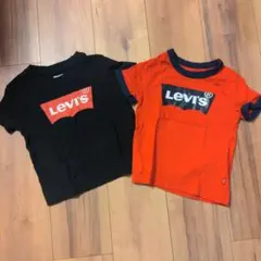 【赤 美品】Levi's Tシャツ 2枚セット80〜90cmのサムネイル