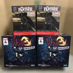 MARVEL ブラックパンサー ヴェノム プレミアムフィギュア4体セット