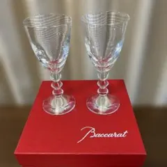 Baccarat クリスタルワイングラス 2個セット