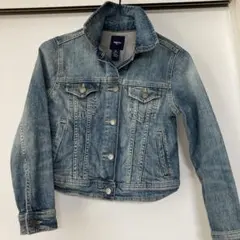 GapKids デニムジャケット M (8-9歳) ライトブルー