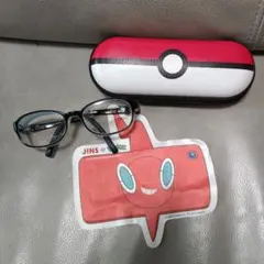 JINS ポケモンデザイン 花粉症メガネ モンスターボールケース付き