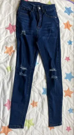 SHEIN ダメージデニム　XS