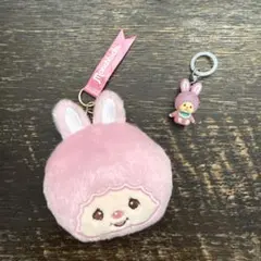 モンチッチ　チムたん　フェイスぬいぐるみ　めじるしアクセサリー② セット