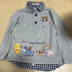 MIKIHOUSE 動物刺繍 長袖 ぷっちーくん