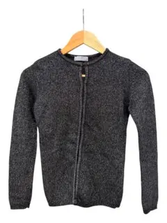 【美品】NINI & LACK アンゴラ混 ラメニット ロングカーディガン M