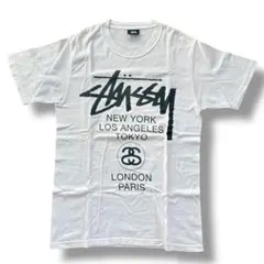 Stüssy White T-shirt ホワイト Tシャツ 都市名プリント