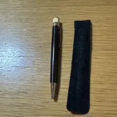 希少】CROSS 本革巻き ボールペン＆純正レザーペンケース セット
