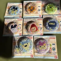 たまごっち刺繍CANバッジ ８点セット　まとめ売り