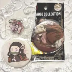 鬼滅の刃　竈門禰豆子グッズ（USJコラボ缶バッジなど）