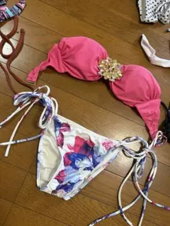 フラワープリント セパレート水着 rienda びじゅー