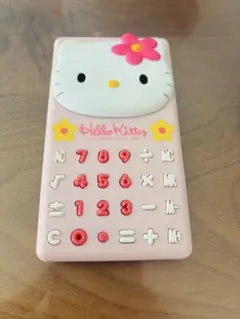 ハローキティ ダイカット電卓 電卓 ピンク