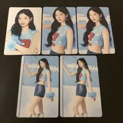 LE SSERAFIM カズハ FEARNADA ラントレ 5枚セット トレカ