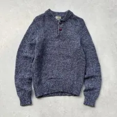 90s L.L.Bean ヘンリーネック　ウールニット　VINTAGE 古着