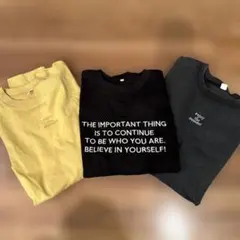 GU 長袖カットソー 3点セット Lサイズ