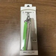 SHOULTY MULTI STRAP ベージュ グリーン