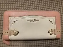 Samantha Thavasa フラワーモチーフ 長財布　ピンク　アイボリー