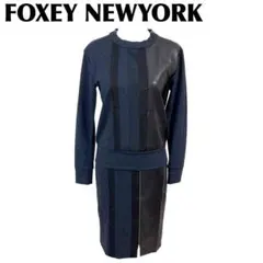 ♡FOXEY42♡バックおリボンが可愛い伸縮性のあるノースリーブ 
