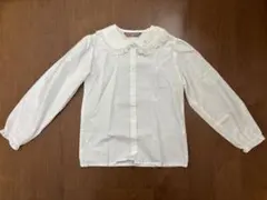 【美品】CATHERINE COTTAGE 長袖シャツ 130cm ホワイト