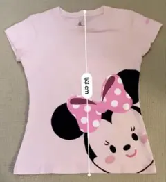 ミニー・マウス プリント Tシャツ ピンク S