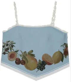 MEDI FRUIT SCARF PATTERN CAMI TOP - メルカリ