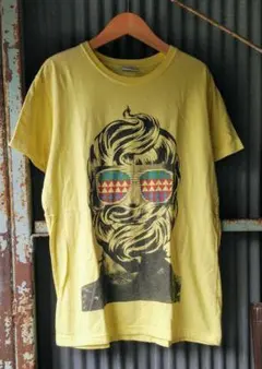 【Euro ヴィンテージ】 アートTシャツ だまし絵 ユーロ古着 M