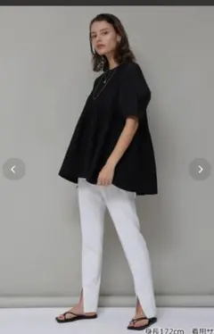 CADUNE 柄フロントスリットパンツ ブラウン 美品 - メルカリ