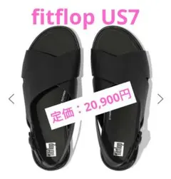 新品 fitflop バックストラップ サンダル US7 ブラックのサムネイル