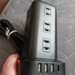 YUDOFICAL 5ポート USB充電器 ブラック