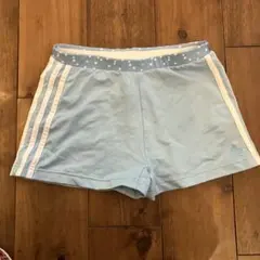 adidas ライトブルー ショートパンツM