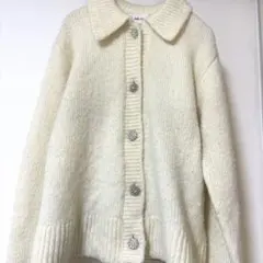 襟付きカーディガン カーディガン