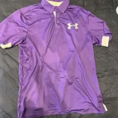 UNDER ARMOUR ポロシャツ パープル LGサイズ