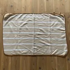 Kurihara Tarumi ベージュストライプブランケット