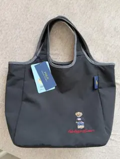 Polo Ralph Lauren ポロ・ラルフ・ローレン 刺繍エコバッグ 黒