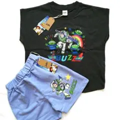 ディズニーピクサー　トイストーリー　Tシャツ☆パンツ２点セット　バズ　エイリアン