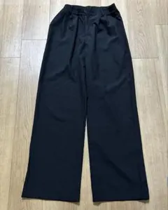レディース ワイドパンツ ブラック