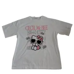 タグ付き☆セシルマクビー×キティちゃんのTシャツ(L)