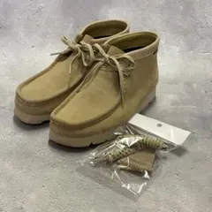 完全未使用クラークス ワラビー GORE-TEX UK6 メープルスエード 25
