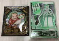 ワンピース ゾロ 名場面ジオラマフィギュア バースデイ缶バッジ