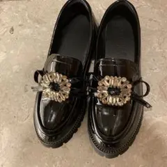 ビジューつきローファー❗️新品❗️